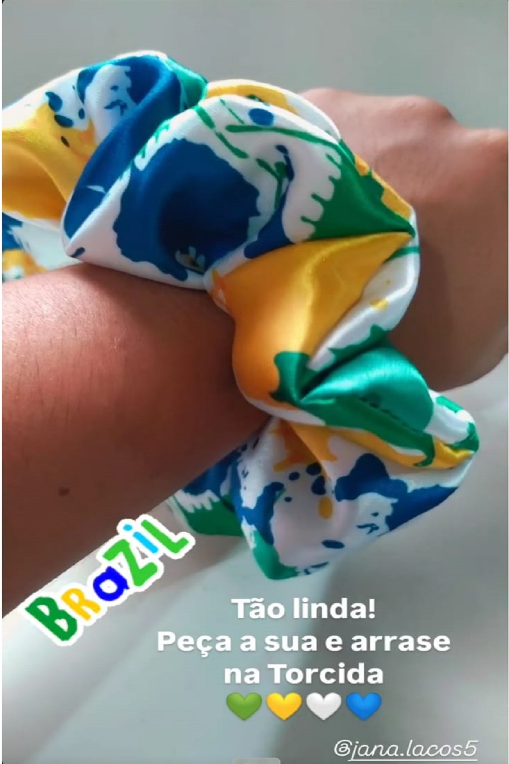 Scrunchie (Xuxinha) Copa do Mundo - Imagem 6
