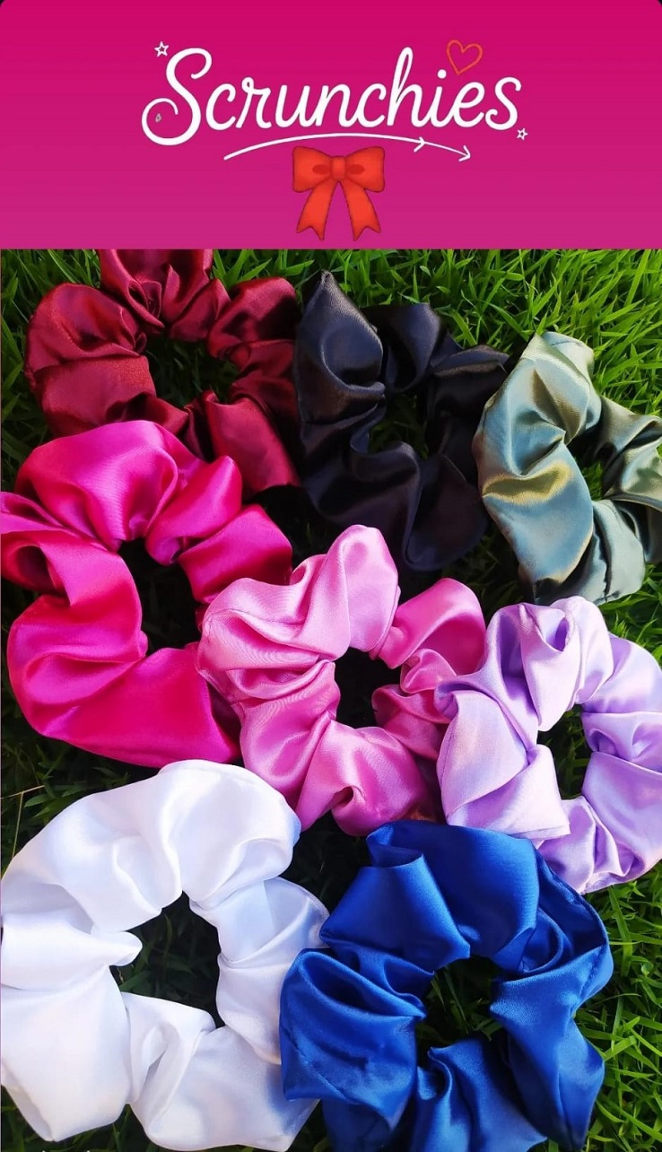 Scrunchie de Cetim Premium Antifrizz